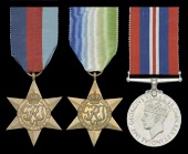 Three: Assistant Cook T. Carter, Royal Navy, killed in action when H.M.S. Grenville struck a mine in the Thames...