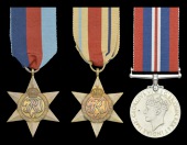 Three: Private R. Head, Yorkshire Regiment, killed in action at Mersa Matruh, 29 June 1942

1939-45 Star; Africa...