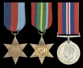 Three: Private A. V. Pettican, Cambridgeshire Regiment, who was taken Prisoner-of-War at the fall of Singapore, 15...