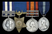 Four: Corporal J. Rogers, Essex Regiment, late Royal West Kent Regiment

Egypt and Sudan 1882-89, dated reverse, 1...