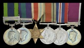 Six: Lance-Corporal A. E. Calver, Essex Regiment

India General Service 1908-35, 1 clasp, North West Frontier...