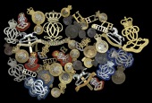 7th Queen’s Own Hussars Insignia, 3/7th Queen’s Own Hussars Insignia, a fine selection including QVC bi-metal...
