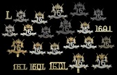 16th The Queen’s Lancers Insignia, fine quality selection including an o/r QVC bi-metal cap with matching collars,...