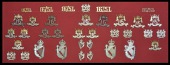 16th/5th Lancers Insignia, a good selection to the amalgamated regiment including an officer’s gilt and silver KC...