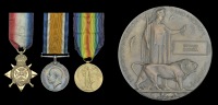 Three: Private E. Carroll, 2nd Battalion, Royal Highlanders, killed in action, 25 September 1915 - the first day of...