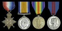 Four: Private W. Stenning, 1st Battalion, Royal Highlanders

1914 Star (1114 Pte. W. Stenning. R. Highrs); British...