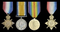 Three: Private N. Campbell, 1/5th (Angus and Dundee) Battalion, Royal Highlanders, later Sergeant, Cameron...