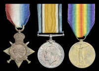 Three: Sergeant R. F. Newton, 2nd Battalion, Royal Highlanders, killed in action during the attack on Hanna, 21...
