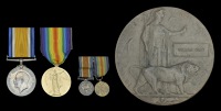 Pair: Private W. Gray, 7th (Fife) Battalion, Royal Highlanders, who died of wounds, 31 November 1918

British War...