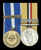 Pair: Lance-Corporal J. K. Youens, Black Watch

N.A.T.O. Medal 1994, 1 clasp, Kosovo; Iraq 2003, 1 clasp, 19 Mar...