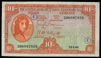 Ten Shillings, 12 January 1944, 20H 087856, code letter E, Brennan-McElligott signatures (LTN 21; Pick 1D). Very...