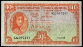 Ten Shillings, 4 December 1936, 92C 097247, Brennan-McElligott signatures (LTN 8; Pick 1A). Very fine 	£200-260