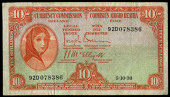 Ten Shillings, 5 October 1938, 92D 078386, Brennan-McElligott signatures (LTN 13; Pick 1B). Good fine 	£100-150