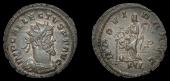 Allectus (293-296), Antoninianus, London, 293-5, radiate and cuirassed bust right, rev. provida avg, Providentia...