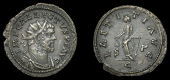 Allectus (293-296), Antoninianus, ‘C’ mint, 293-5, radiate, draped and cuirassed bust right, rev. laetit avg,...