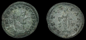Allectus (293-296), Antoninianus, ‘C’ mint, 293-5, radiate and cuirassed bust right, rev. laetitia avg, Lætitia...
