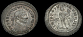 Diocletian (284-305), Follis, London, 297, unmarked issue, laureate and cuirassed bust right, rev. genio popvli...