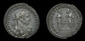 Diocletian (284-305), Post-Abdication coinage, Follis, London, 305-7, unmarked issue, laureate bust right in...