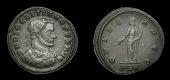 Diocletian (284-305), Post-Abdication coinage, Follis, London, 307, second reduction, laureate bust right in...