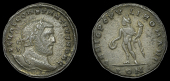 Constantius I (Cæsar, 293-305), Follis, London, 297, first issue, laureate bust right, rev. genio popvli romani,...