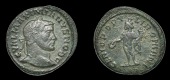 Galerius (Cæsar, 293-305), Follis, Lugdunum, 296, unmarked issue, laureate bust right, rev. genio popvli romani,...