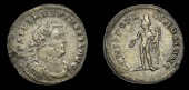 Severus II (306-307), Follis, London, 306-7, unmarked issue, laureate and cuirassed bust right, rev. genio popvli...