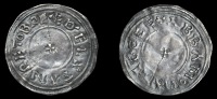 Kings of All England, Æthelstan, Penny, Circumscription Cross type, Chester, Abba, æd·elstan re to bre around...