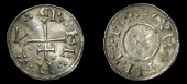Northumbria (York), Cnut, Penny, cnvt r :· e ·:  · x ·: around patriarchal cross, rev. cvn ·:· net ·:· ti...