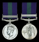 General Service 1918-62, 1 clasp, Malaya, G.VI.R. (2) (564 Cpl. Zainal Abidin. B. Andak. Malay.; 3429 Pte. Musa...