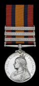 Queen’s South Africa 1899-1902, 3 clasps, Cape Colony, Orange Free State, Transvaal (21960 Cpl. E. S. Monday. 4th....