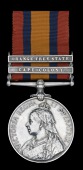 Queen’s South Africa 1899-1902, 2 clasps, Cape Colony, Orange Free State (32888 Tpr. A. W. Parsonage. 21st. Coy....