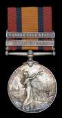 Queen’s South Africa 1899-1902, 2 clasps, Cape Colony, Orange Free State (34985 Tpr: F. Bull. 22nd. Coy. Imp....