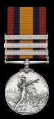 Queen’s South Africa 1899-1902, 3 clasps, Cape Colony, Orange Free State, Johannesburg (14960. Pte. E. Owen, 28th....