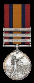 Queen’s South Africa 1899-1902, 3 clasps, Cape Colony, Orange Free State, Transvaal (26099 Corpl: J. Abel. 36th....