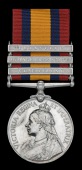 Queen’s South Africa 1899-1902, 3 clasps, Cape Colony, Orange Free State, Transvaal (27200 Tpr: R. Walton. 41st....