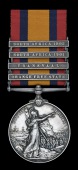 Queen’s South Africa 1899-1902, 4 clasps, Orange Free State, Transvaal, South Africa 1901, South Africa 1902, date...
