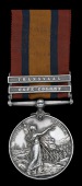 Queen’s South Africa 1899-1902, 2 clasps, Cape Colony, Transvaal (13228 Tpr: A. W. Marr. 52nd. Coy. Impl: Yeo:)...