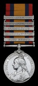 Queen’s South Africa 1899-1902, 5 clasps, Cape Colony, Orange Free State, Transvaal, South Africa 1901, South...