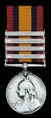 Queen’s South Africa 1899-1902, 4 clasps, Cape Colony, Transvaal, Wittebergen, South Africa 1901, unofficial...