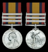 Queen’s South Africa 1899-1902, 3 clasps, Cape Colony, Rhodesia, Orange Free State (12144 Shg: Sth: H. Brazier....