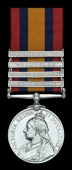 Queen’s South Africa 1899-1902, 4 clasps, Cape Colony, Orange Free State, Transvaal, South Africa 1901 (30423 Tpr:...