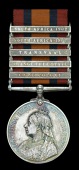 Queen’s South Africa 1899-1902, 5 clasps, Cape Colony, Orange Free State, Transvaal, South Africa 1901, South...