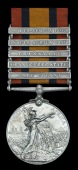 Queen’s South Africa 1899-1902, 5 clasps, Cape Colony, Orange Free State, Transvaal, South Africa 1901, South...