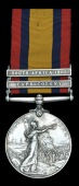 Queen’s South Africa 1899-1902, 2 clasps, Cape Colony, South Africa 1902 (42230 Pte. T. J. Crothers. 133rd. Coy....