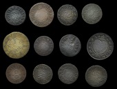 Hagworthingham, Will Rishworth, Farthing, 1663, 0.58g/6h (N –; BW. 116); Haxey, Anthony Barnby, Halfpenny, 1669,...