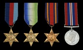 Four: Able Seaman W. H. Jackson, Royal Navy, who was killed in action when H.M.S. Dorsetshire was attacked by...
