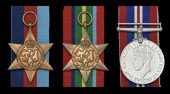 Three: Supply Assistant H. G. D. Thomas, Royal Navy, who was killed in action when H.M.S. Anking, on convoy duty in...