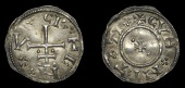 Danes of York, Cnut, Penny, cnvt rex around patriarchal cross, rev. cvn net ti, small cross pattée and two pellets,...