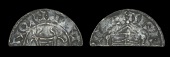 William I (1066-1087), Cut Halfpenny, Canopy type, Norwich, Manna, m[——] nordpi, 0.57g/2h (Allen, BNJ 2012,...