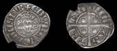 Edward I (1272-1307), Halfpenny, class 3e, Newcastle, rev. single pellet in each angle, 0.70g/3h (SCBI North 965; N...